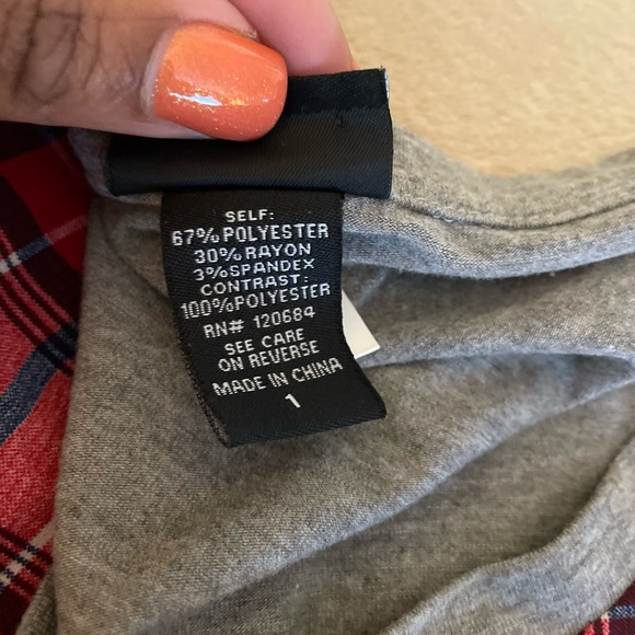 Torrid Plaid Lightweight Top - Size 1X - Picture 11 of 11